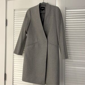 Express Women's Gray peacoat